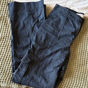 Abercrombie & Fitch Navy Straight Leg Pants